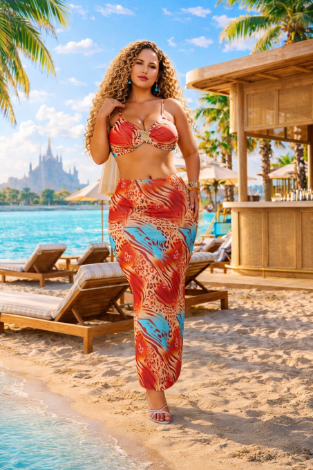 Bikini élégance tropical