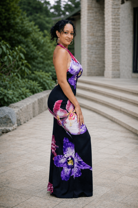 Noir orchidée