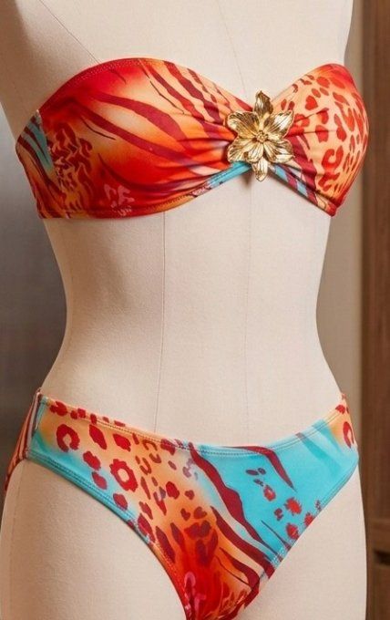 Bikini élégance tropical