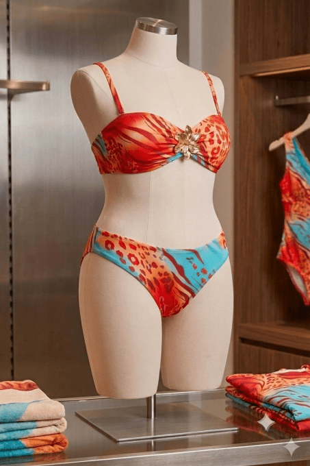 Bikini élégance tropical